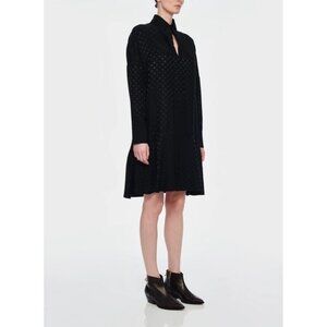 NWT Tibi Black Jacquard Dress Size Small